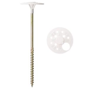 Cartão de 100 rosetas de plástico ø60 mm scell it para parafusos de madeira