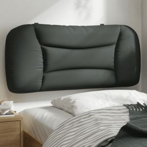Almofadão de cabeceira 80 cm tecido cinzento-escuro ptob8734
