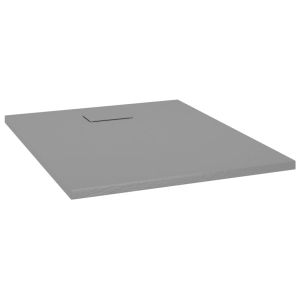 Base de chuveiro vidaxl smc cinza 100x80 cm