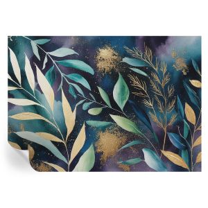 Papel de parede vinílico folhas botânicas 208x146 tulup