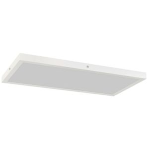 Candeeiros de teto 60x30x3.7 cm aço, plástico color blanco Homcom