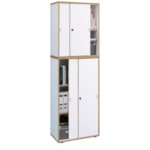 Gabinete de oficina salia antracita al. 183 x an. 100 x p. 37 cm