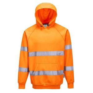 Moletom com capuz de alta visibilidade portwest - fluo orange