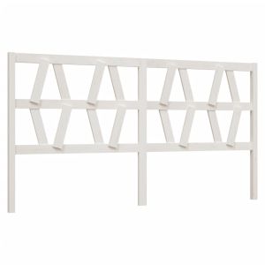 vidaXL cabecero de cama madera maciza de pino blanco 206x4x100 cm