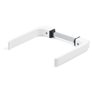 Par muleta para porta 4011 quadrado branco comprimento 10 cm