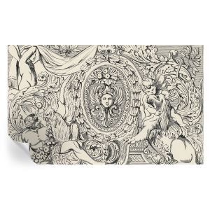 Papel de parede adesivo uma profusão de ornamentos 416x254 tulup