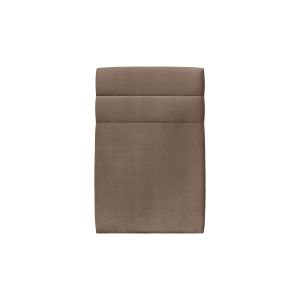Cabeceira 90 cm lignes - tecido veludo taupe - taupe