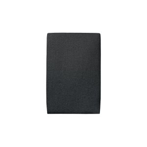 Cabeceira estofada de 90 cm - tecido bouclette preto - preto