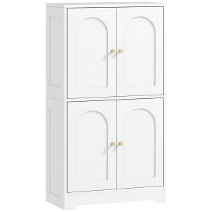 Aparador para sala de estar aglomerado branco 60x30x110 cm