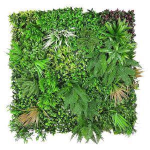 Jardim vertical artificial selvático multicor 100x100 cm - naturing monde