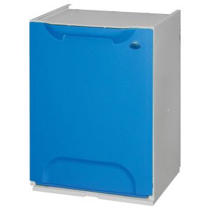 Lixeira de polipropileno artplast 20l blue com tanque