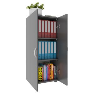 Gabinete de oficina ulas antracita al. 108 x an. 49 x p. 34 cm