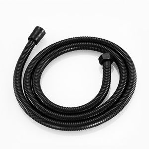 Kibath flexo extensível hydro-brush 120 cm preto aço inoxidável
