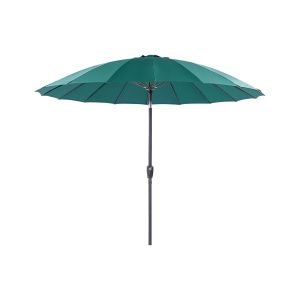 Guarda-sol de jardim 255 cm baia verde esmeralda
