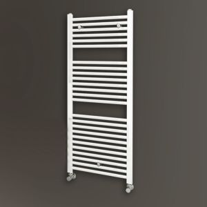 Kibath circuito aquecimento radiador aquecedor toalhas 120x50cm aço branco