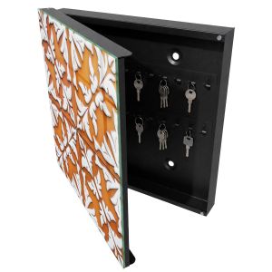 Caixa para guardar chaves decorativa 30x30x5, abertura à esquerda tulup