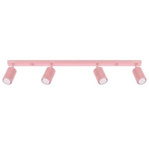 Plafons karbon 4 rosa alumínio 81x16.5x6.5cm