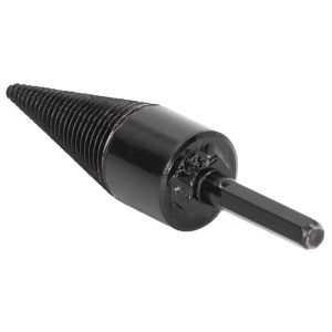 Broca lenha 38mm carbono hexagonal preta partidor toros