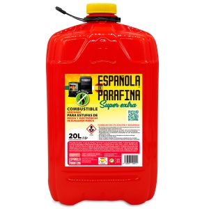 Parafina para Estufas sin Olor Líquida Bidón 20L Española Parafina SUPER EXTRA