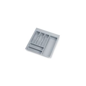 Cubertero optima para cajón universal, 500, plástico gris, plástico, 1 ud.