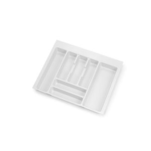 Cubertero optima vertex/concept 500mm (tablero 16mm), 600, plástico blanco, plástico, 1 ud