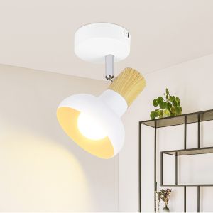 Nettlife luminária de teto branco e14 11x10