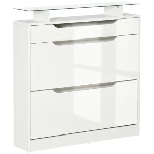 Móvel sapateiro 89x23x96cm color blanco Homcom