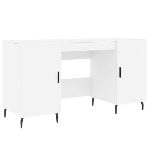 Secretária 140x50x75 cm derivados de madeira branco