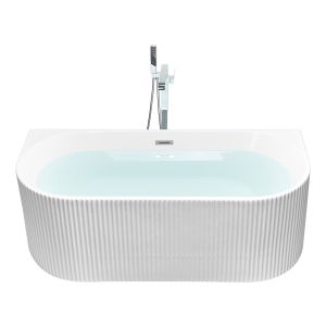 Banheira de parede gocta 1700 x 800 mm branco