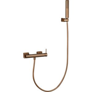 Kit de duche monocomando firenze ouro rosa escovado [ imex® ]