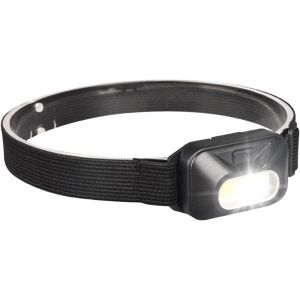 Lanterna LED preta potente profissional recarregável