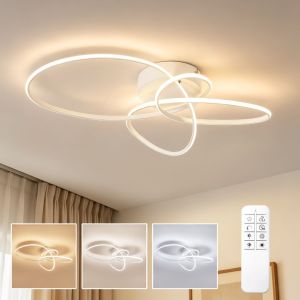 Nettlife plafonera LED 30W 40cm regulável c/controle