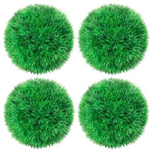 Bolas de buxos artificiais 4 pcs 12 cm ergft2669