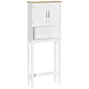 Armário sobre sanita 64x22x165cm mdf color blanco kleankin