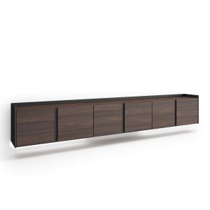 Móvel de tv, 309x35x50cm, suspensos, LED rf4753