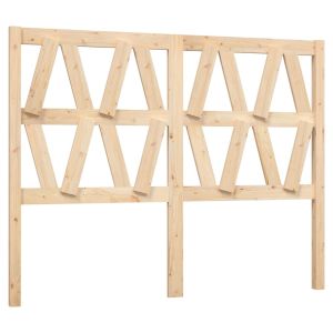 vidaXL cabecero de cama madera maciza de pino 126x4x100 cm