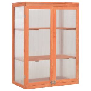 Invernadero de madera para plantas flores y verduras 75