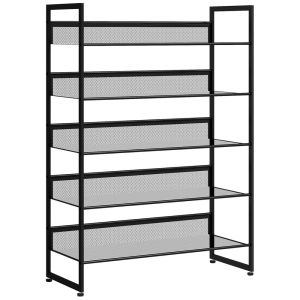 Sapateira 72x30x102 cm aço Homcom, casa - móveis de armazenamento