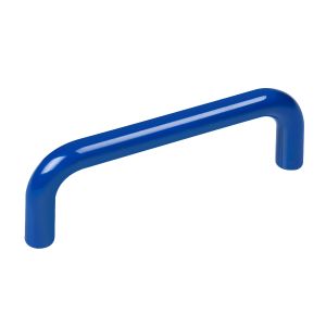 Puxador abs 96mm azul escuro brilhante, lote com 50