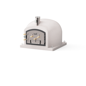 Tuozi - forno a lenha modelo kitaway (branco - 100x100x65 cm