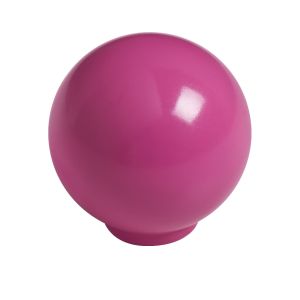 Puxador esfera abs 29mm magenta brilhante, lote com 50