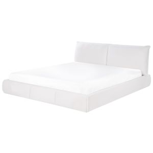 Cama bouclé vinay 180 x 200 cm branco