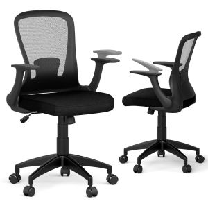 Cadeira de escritório - helloshop26 - ergonômica - encosto ajustável - apoi