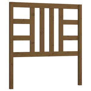 vidaXL cabecero de cama madera maciza de pino marrón miel 96x4x100 cm