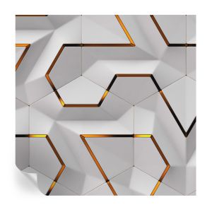 Papel de parede autocolante geometria moderna 250x250 tulup
