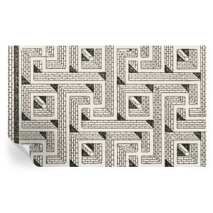 Papel de parede autocolante labirinto de tijolos 416x254 tulup