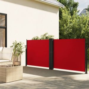 Toldo lateral retrátil 140x600 cm vermelho egw680691