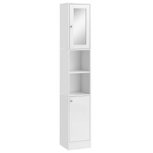 Coluna casa de banho 30x28x180cm color blanco kleankin