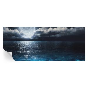 Papel de parede adesivo mar noturno 250x104 tulup