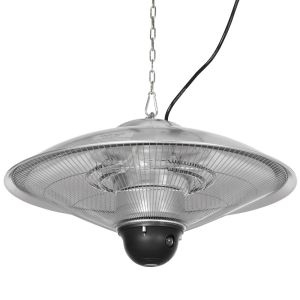 Aquecedor de jardim elétrico aço inoxidável, liga de alumínio e abs